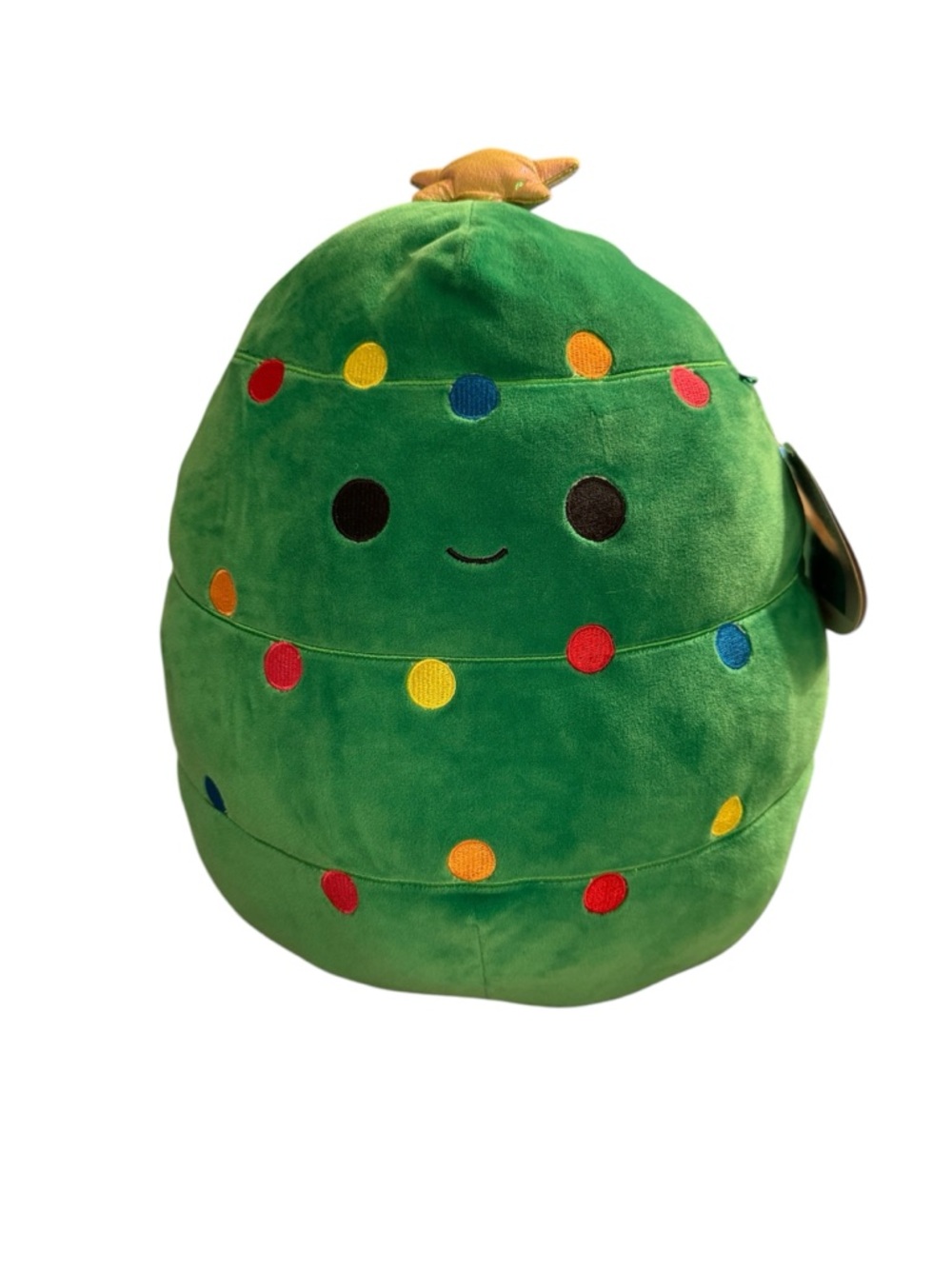 Squishmallows Green Christmas Tree Plush with Multicolor Lights NEW